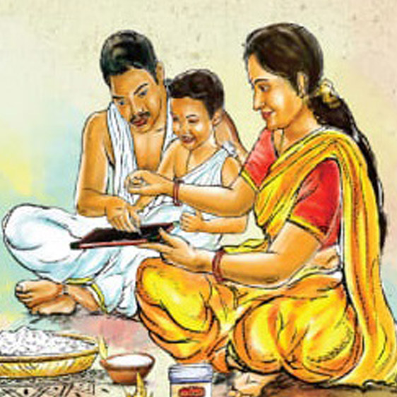 What is the correct age date and time for Aksharabhyasam